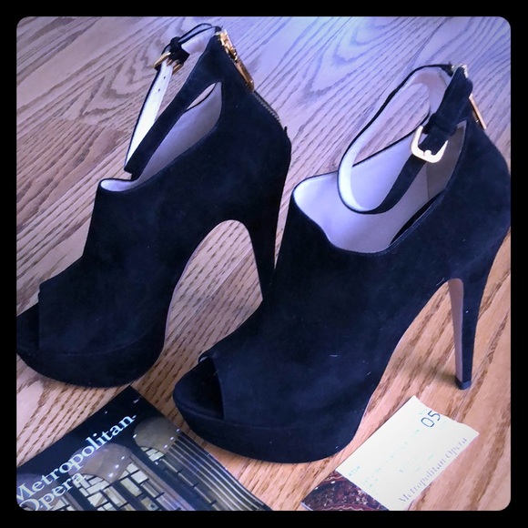 Prada Shoes - Prada Black Platform Heels